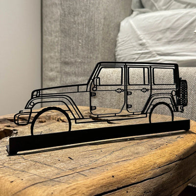 Stehende Silhouetten