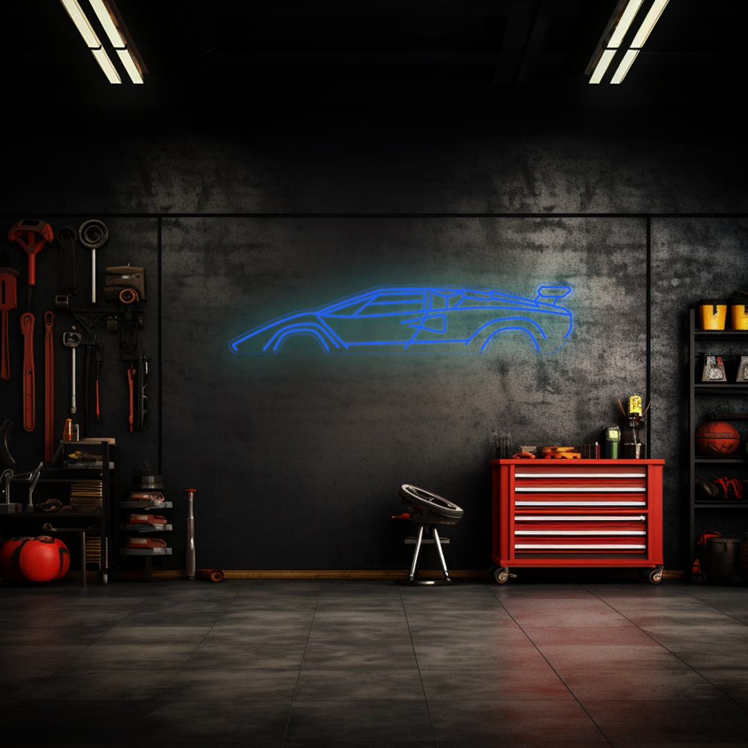 Countach Neon-Silhouette – Petrolvibes DE